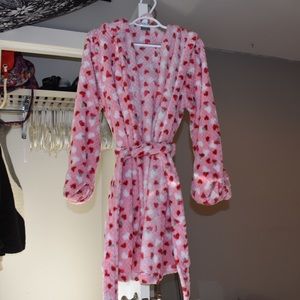 Pink Heart Robe